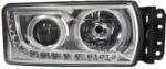 DT SPARE PARTS Far Dreapta (h7/H7/Led Manual fara Motoras cu Controler Ecu Functie Lumini de Zi Culoare Insert: Cromat) Iveco (7.25074)