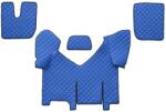 F-CORE Covorase Auto pe Intregul Etaj Versiune cu Frigider Eco-leather Q (material - Piele Matlasată Eko Transmisie Automata (F-COREFL42BLUE)