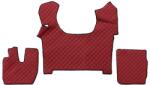 F-CORE Covorase Auto pe Intregul Etaj Piele Eco Q (material - Piele Matlasată Eko Transmisie Automata) Iveco S-way 07.19 (F-COREFL64RED)
