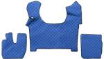 F-CORE Covorase Auto pe Intregul Etaj Eco-leather Q (material - Piele Matlasată Eko Transmisie Automata) Iveco S-way 07.19 (F-COREFL64BLUE)