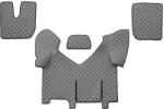 F-CORE Covorase Auto pe Intregul Etaj Versiune cu Frigider Eco-leather Q (material - Piele Matlasată Eko Transmisie Automata (F-COREFL42GRAY)