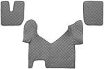 F-CORE Covorase Auto pe Intregul Etaj Piele Eco Q (material - Piele Matlasată Eko Transmisie Automata) Iveco Stralis I (F-COREFL27GRAY)