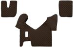 F-CORE Covorase Auto pe Intregul Etaj Eco-leather Q (material - Piele Matlasată Eko pentru Transmisie Manuala) Iveco Stralis I (F-COREFL28BROWN)