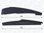 Magneti Marelli Brat Stergator Spate cu Lamela Citroen C3 Aircross I 06.17 (000723180444)