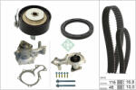INA Kit Set Distributie (curea + Intinzator + Pompa de Apa) Ford B-max C-max Ii Ecosport Fiesta Vi Fiesta Vii Focus Iii (530096130)