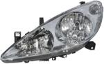 TYC Far Stanga (2*h1/H7 Electric fara Motoras Culoare Insert: Cromat Culoare Semnalizator: Transparent) Peugeot 307 (TYC20-0166-15-2)