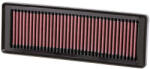 K&N Filtru de Aer Sport Lungime Exterioara: 283mm Latime Exterioara: 98mm Inaltime: 25mm Forma: Panou Fiat 500 500 C (33-2931)