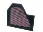 K&N Filtru de Aer Sport Lungime Exterioara: 255mm Latime Exterioara: 224mm Inaltime: 29mm Forma: Panou Bmw 5 (e60) 5.0 (33-2350)