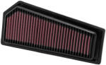 K&N Filtru de Aer Sport Lungime Exterioara: 314mm Latime Exterioara: 114mm Inaltime: 32mm Forma: Panou Mercedes C (c204 (33-2965)