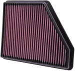 K&N Filtru de Aer Sport Lungime Exterioara: 295mm Latime Exterioara: 232mm Inaltime: 41mm Forma: Panou Chevrolet Camaro (33-2434)