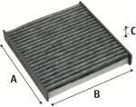 VALEO Filtru Habitaclu cu Carbon Activ Dacia Duster Logan Logan Express Logan Mcv Sandero Lada Largus Nissan Bluebird Sylphy (VAL715818)