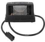 WAŚ Lampa Numar Inmatriculare (r10w 12v Culoare: Negru Culoare Sticla: Transparent 61x55x109mm Lungime Cablu: 500mm (48Z-J0.5-12V WO-8)