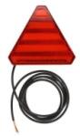 WAŚ Lampa Spate Dreapta/Stanga (led 12/24v cu Semnalizare cu Lumini Frana Lumini Parcare/Pozitie Reflector Triunghiular (1625 L/P W244)