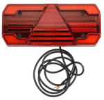 WAŚ Lampa Spate Dreapta (led 12/24v cu Semnalizare Lampa Mers Inapoi cu Lumini Frana Lumini Parcare/Pozitie Reflector (1675 P W247)