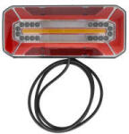 WAŚ Lampa Spate Dreapta/Stanga (led 12/24v cu Semnalizare Lampa Anti-ceata Lampa Mers Inapoi cu Lumini Frana Lumini (1655 DD L/P W185 DD S2)