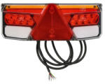 WAŚ Lampa Spate Dreapta (led 12/24v cu Semnalizare Lampa Anti-ceata Lampa Mers Inapoi cu Lumini Frana Lumini (1187 DD/IP68 W170P)