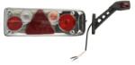 TRUCKLIGHT Lampa Spate Dreapta (led 24v Reflector Triunghiular cu Lampa cu Brat de Extensie Conector: Spate 7pin Lampa Led cu Brat (TL-UN044R)
