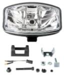 HELLA Farul Universal (dreptunghiular Jumbo H7/W5W 12/24v Latime 247mm Inaltime 141mm Adancime: 109mm Transparent Negru Lampi (1FE008 773-041)