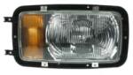 HELLA Far Dreapta (h4/P21W/T4W Manual fara Motoras Culoare Insert: Argintiu Culoare Semnalizator: Portocaliu) Mercedes Mk Sk (1EH002 658-341)