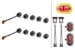 HELLA Set Luminos de Zi 12/24v Led (functii Aditionale: Lampi de Pozitie Lumini de Zi (2PT010 458-711)