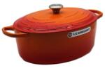 Le Creuset Tava Ovala Le Creuset Signature 149918 | 35 cm, Fonta Emailata, Oven Red