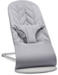 BabyBjörn Бебешки шезлонг BabyBjorn - Bliss, Woven Petal Quilt, Light Grey (1814-006224) - ozone