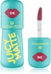 essence JUICY MATTE habos ajakrúzs matt hatással árnyalat 06 Midnight Rose 2.7 ml