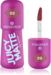 essence JUICY MATTE habos ajakrúzs matt hatással árnyalat 02 Featherlight Pink 2.7 ml