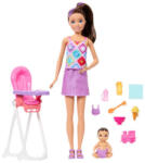 Mattel Barbie Bébiszitter játékszett - Etetőszék (JJB44) (JJB44)