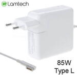 Lamtech Incarcator Retea Magsafe 1 Lamtech Compatibil iPad Si Macbook Type L 85W 185V 46A Alb (9982018021691)