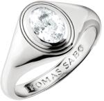 Thomas Sabo TR2523-051-14-54 Ring with white zirconia stone Oval Silver Ladies, női