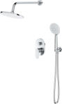 Cersanit Luna set de duș ascuns cu duș de ploaie crom S1057-016 (S1057016)