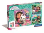 Clementoni Gabbys Dollhouse puzzle 3x48pcs
