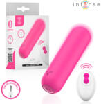 Intense Remote Control Intense vibráló golyó távirányítóval USB újratölthető rózsaszín 7, 5 cm