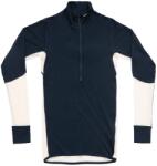 Devold Мъжко мериносово термобельо Devold Wool Mesh 190 Zip Neck Merino shirt - Ink / Offwhite (015-2384-0111)