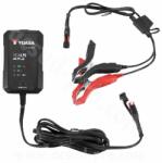 YUASA YCX 1.5 akkumulátor töltő 6V/12V 1, 5A, 30Ah kapacitás (hagyományos, karbantartásmentes, AGM, lítium akkumulátorokhoz) Yuasa Elektromos alkatrészek Akkumulátortöltők és indítássegítők Akkumulátortöltő