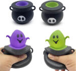 Puckator Halloweeni nyomogatható antistressz játék, üstből kiugró szellem, kísérteties Spooky, kétféle változat (PCT-TY1147) - mesescuccok