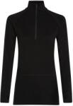 Icebreaker Дамско мериносово термобельо Icebreaker Women's Merino 200 Zoneknit L/S Half Zip Merino base layer - Black (115-2673-0113)