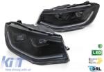 KITT Specials Fényszóró 3D LED DRL Volkswagen Golf 7 VII (2012-2017) piros R20 GTI Look LED dinamikus irányjelzővel (HLVWG7GTILEDFW)