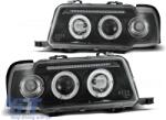 KITT Lightning Audi A3 8P 8P1 8PA (2009-2013) Facelift LED nappali menetfényes, oldaljelzős fényszórók, Xenon Look, fekete (SWA17DLGXB)