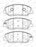 JURID set placute frana, frana disc JURID 572607J (572607J)