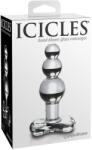 Icicles No. 47 Clear Dop Anal din Sticlă Borosilicată 10.5 cm Dildo
