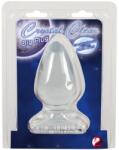 Crystal Dop Anal Joy Transparent din PVC 12.2 cm