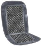 AMiO Huse auto cu bile de masaj din lemn si margine de plus gri CSM-01-Grey (AVX-AM01385) - edanco