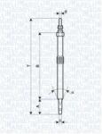 Magneti Marelli Bujie incandescenta MAGNETI MARELLI 062900026304 (062900026304)