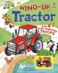 Usborne Wind-up Tractor - Carte interactivă cu tractor pentru copii 3+ ani, Usborne (9781836046356)