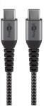 Cablu USB-C - USB-C, Goobay, 1 m, Gri (61451)