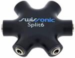  Spliter 6 jack-uri 3.5mm Swissonic Split6 (496434)