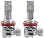 Techstar Set 2 LED-uri Auto Techstar® M3, H11, 40w, 8000 Lumeni, 6500K, AUTO, 12-24 Volti, ZES, Canbus, Miez Cupru, Radiator Aluminiu (SKU2512)