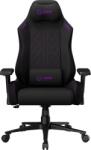 LORGAR CHA41, Ergonomic Gaming Chair Advanced, premium anti-stain fabric, Black/purple "LRG-CHA41-BK-PR (LRG-CHA41-BK-PR)